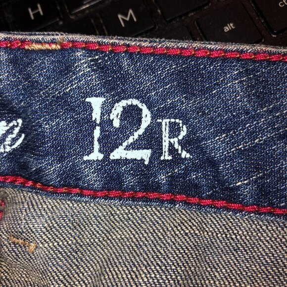 New Tommy Hilfiger Freedom Womens Size 12 Blue Low Rise Boot Cut Leg Denim Jeans - Picture 12 of 14